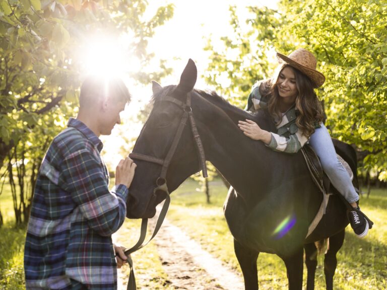 man-woman-with-horse-medium-shot